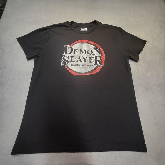 Demon Slayer Shirt Mens XL Kimetsu no Yaiba Anime Graphic Tee Aniplex Japan - Picture 1 of 7